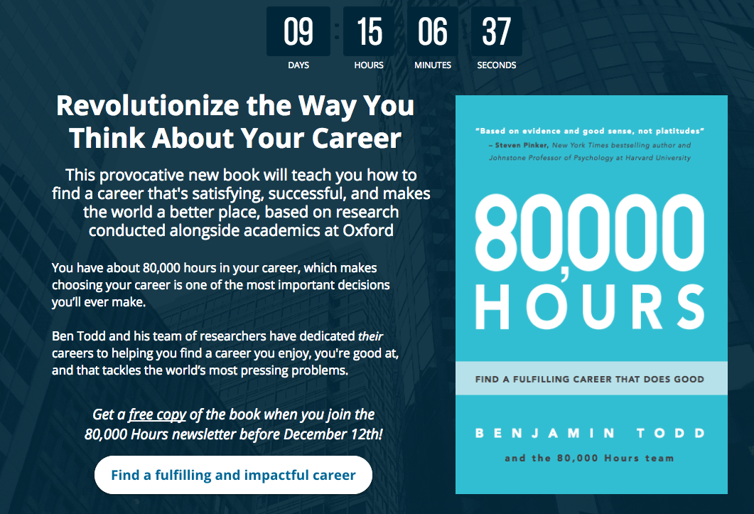 80,000 Hours Career Guide Image