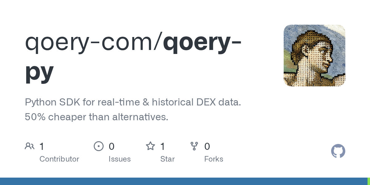 Qoery Python SDK - Screenshot 5 showing product features and functionality