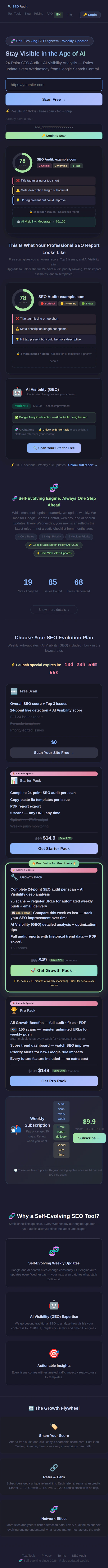  textools SEO Audit screenshot 6