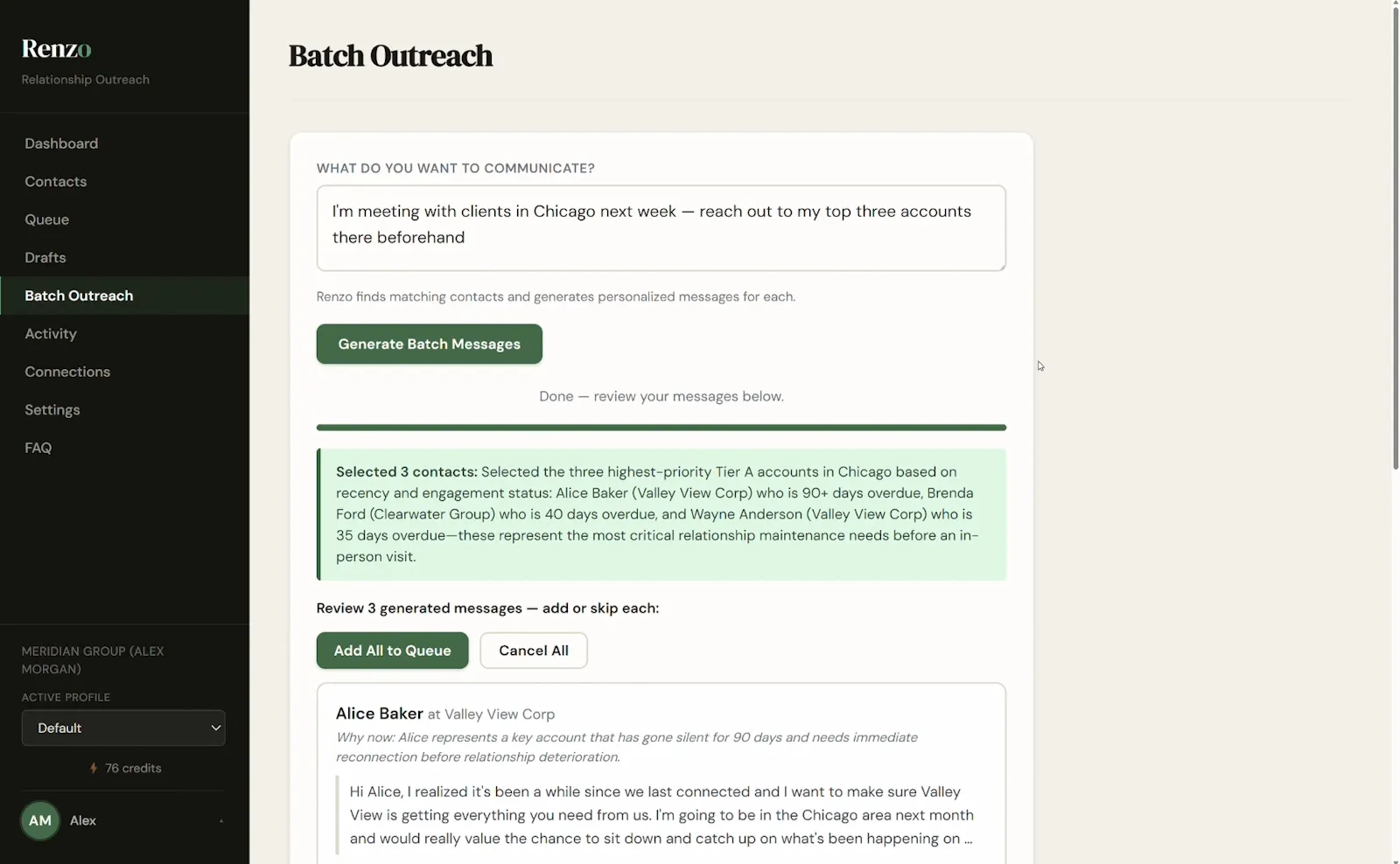 Renzo screenshot 2