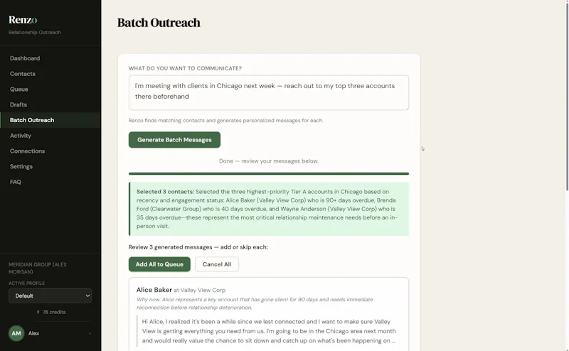 Renzo screenshot 2