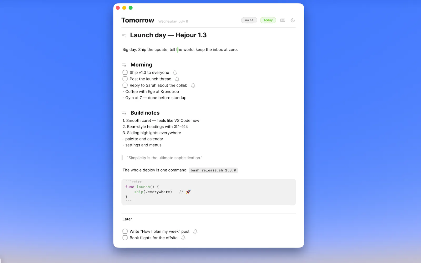 Hejour screenshot 4