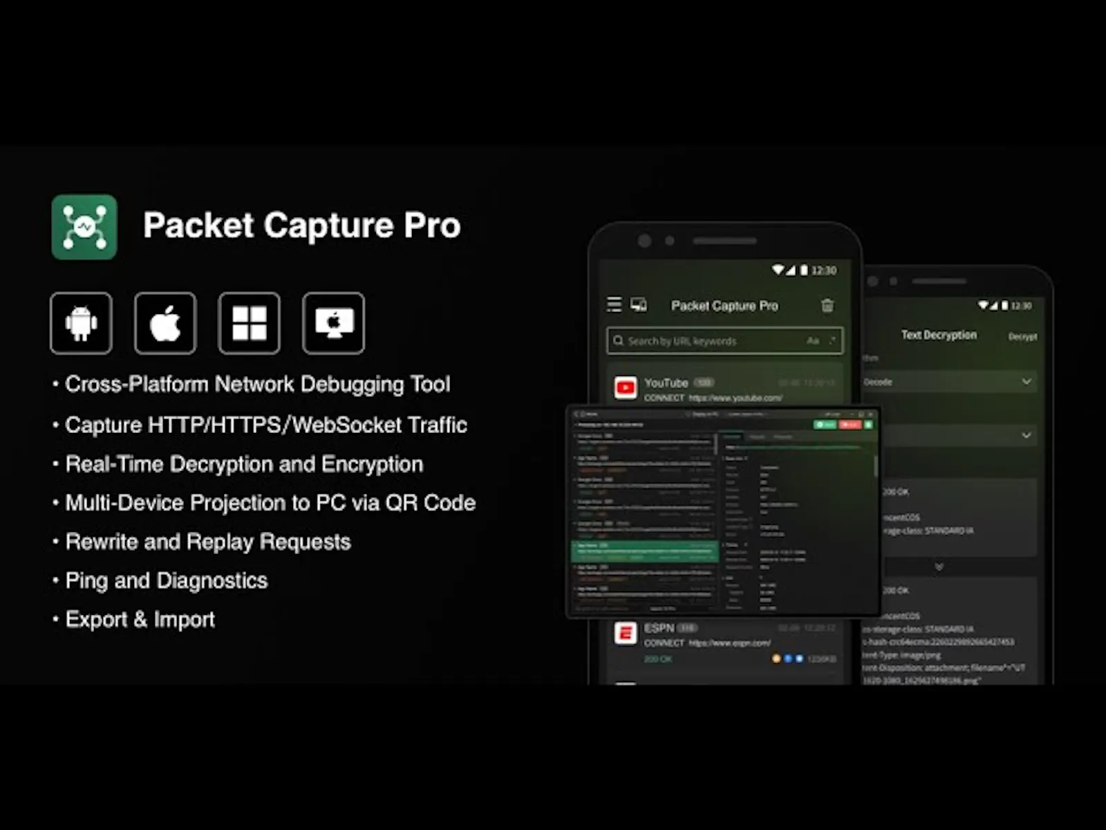 Packet Capture Pro screenshot 1 (video preview)