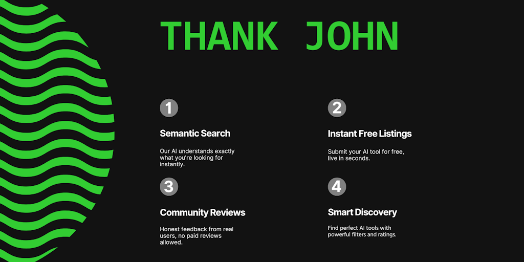 THANK JOHN