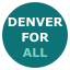 Denver For All - Product Hunt launch logo and brand identity