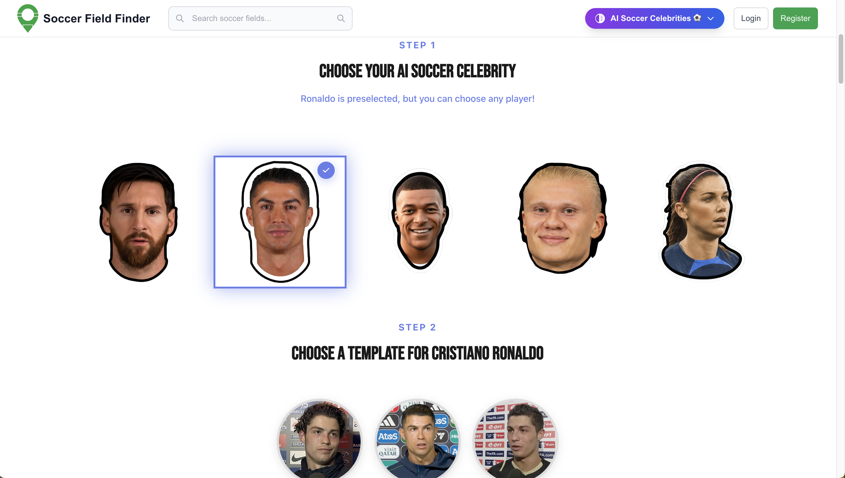Soccer Field Finder + AI Voices gallery image