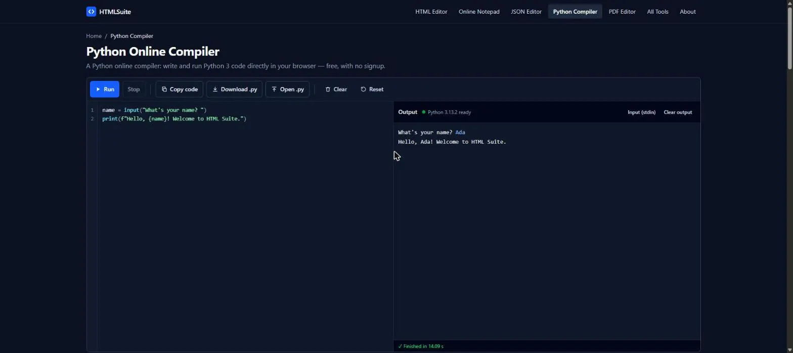 HTML Suite gallery image