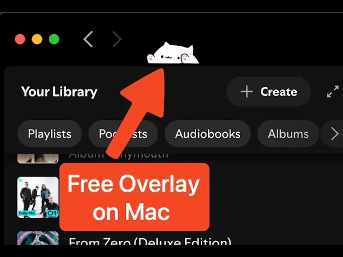 Free BangoCat Overlay on Mac