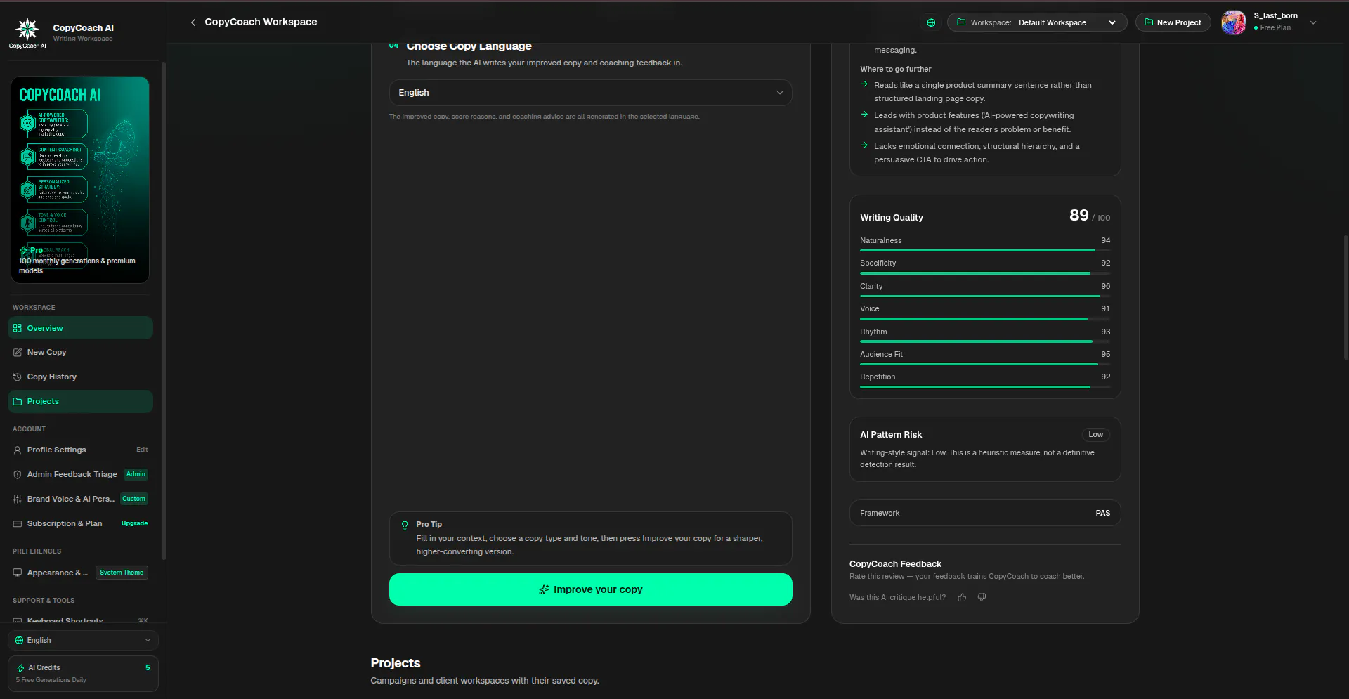 Copycoach AI 截图 1