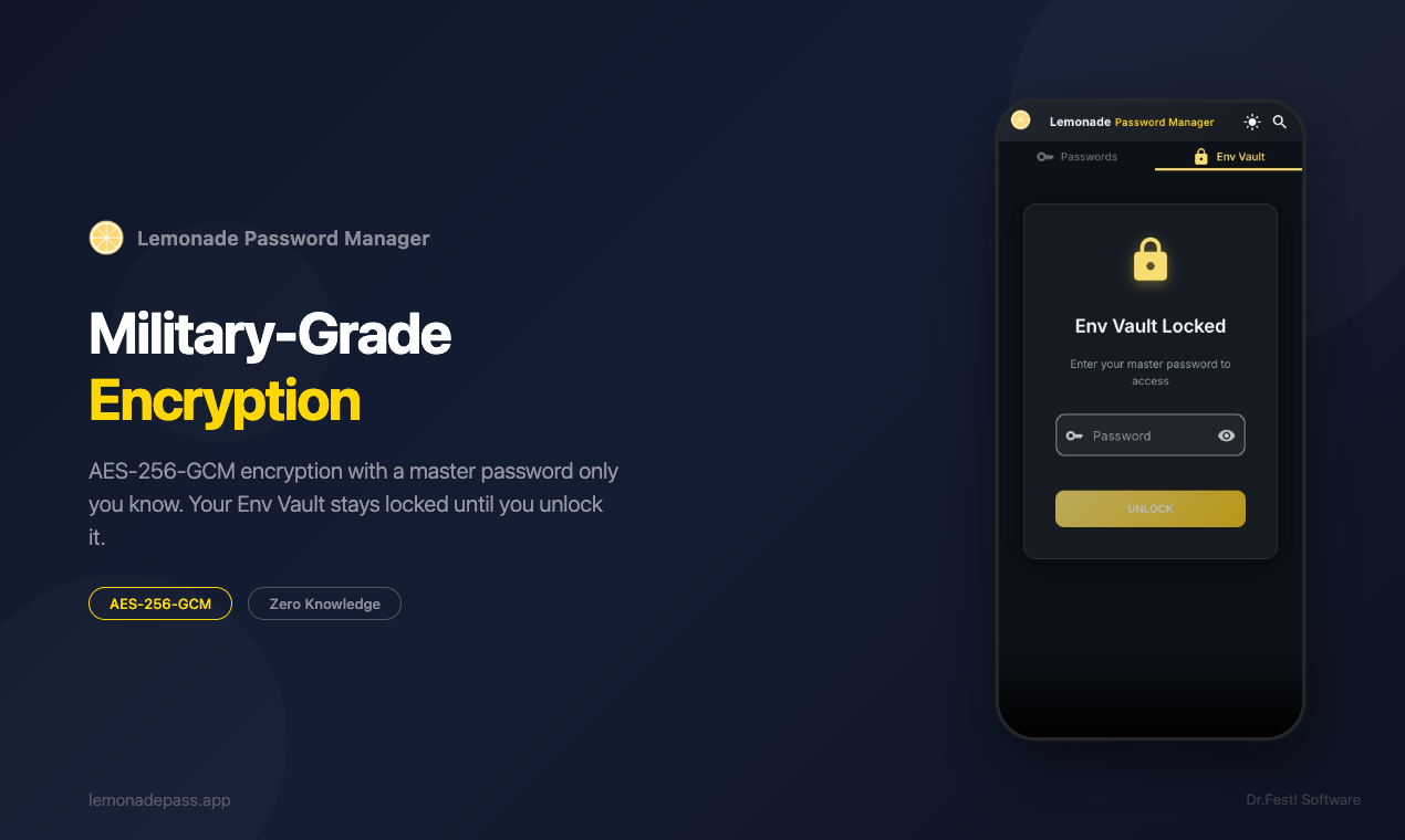 Lemonade Password Manager gallery image