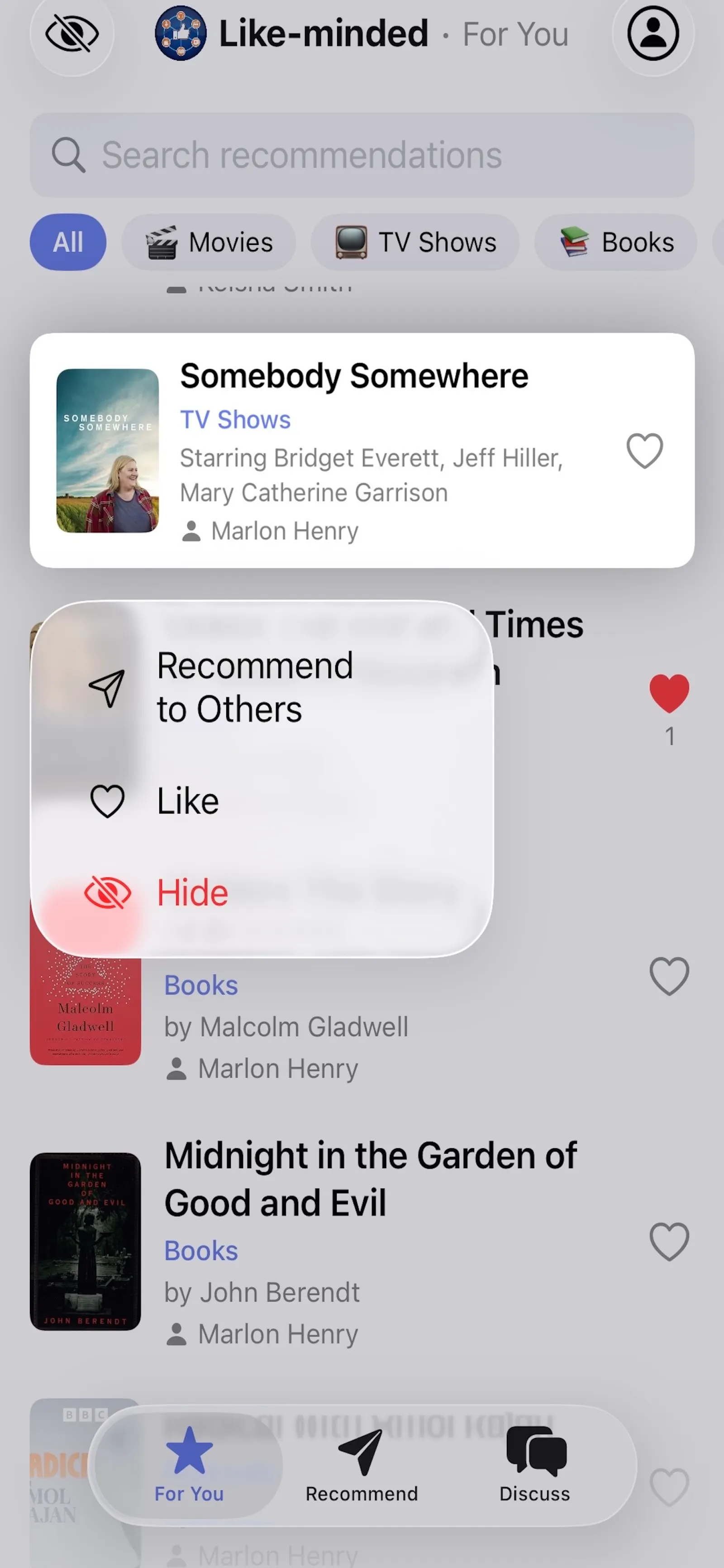 Like-minded App screenshot 4