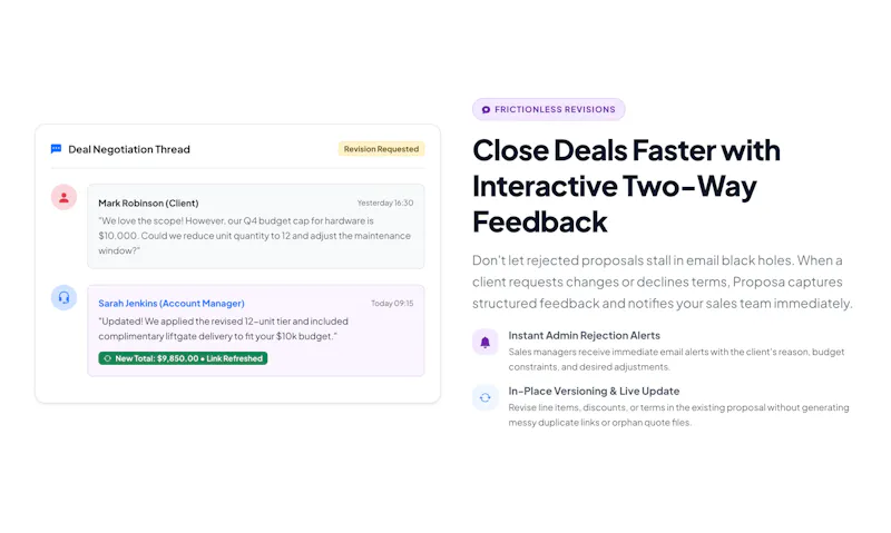 Proposa - B2B WooCommerce Extention screenshot 5
