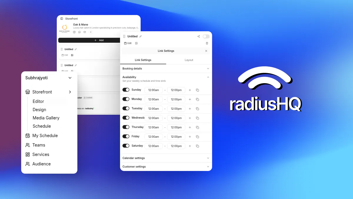 radiusHQ gallery image