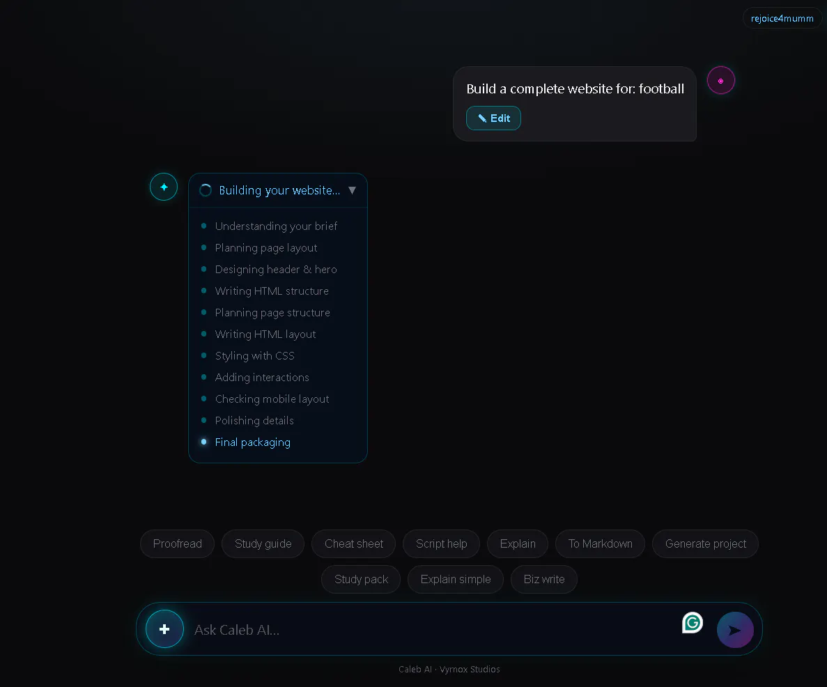 Caleb AI gallery image