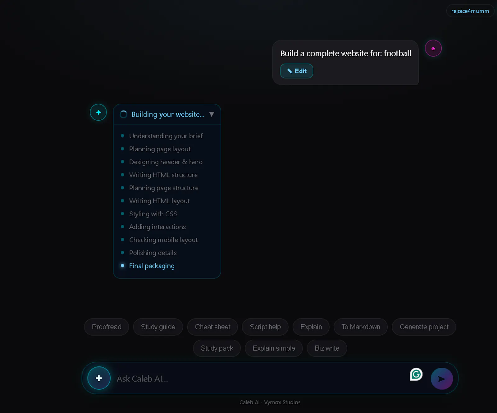 Caleb AI screenshot 3