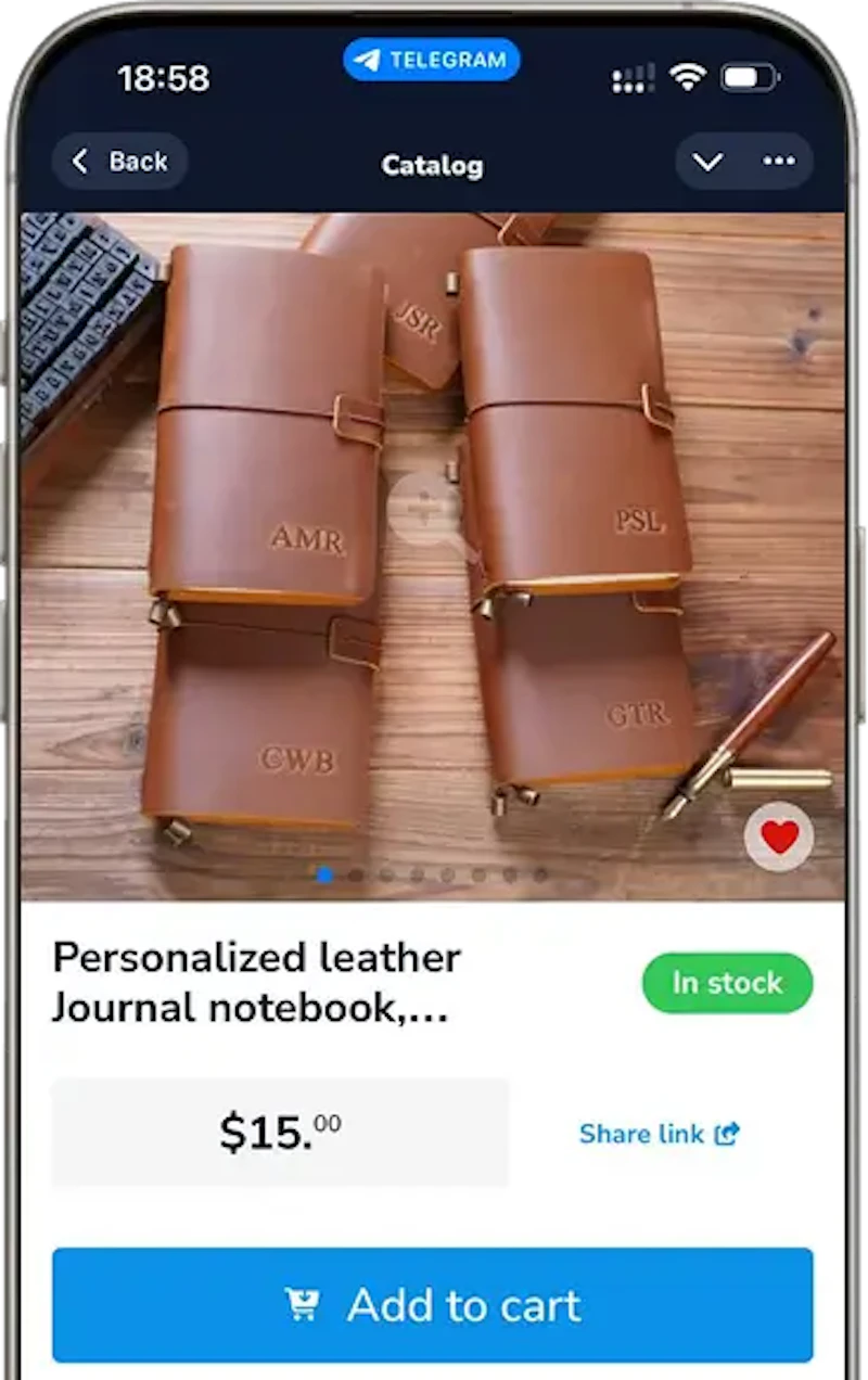 Botami - Create Store inside Telegram screenshot 5