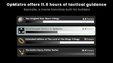 OpMistro→ Learn 22 unique growth tactics gallery image