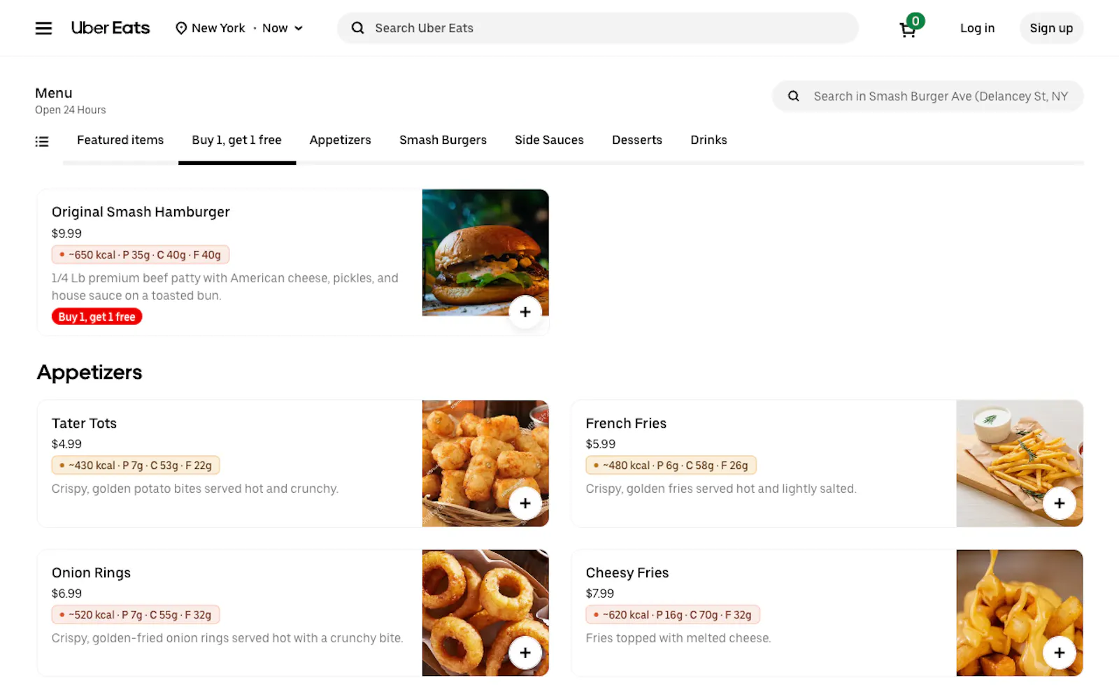 Calorie Tracker for Uber Eats screenshot 2