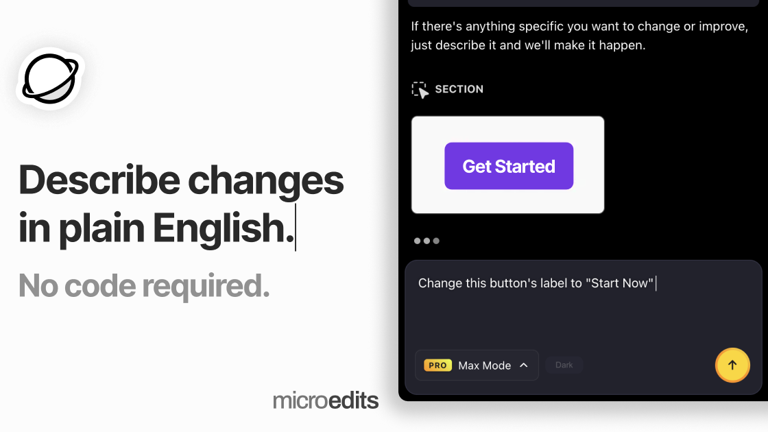 Microedits - Screenshot 3 showing product features and functionality
