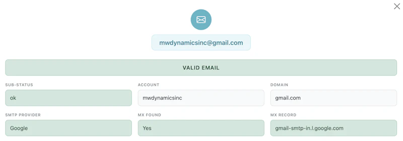 EmailsConfirmed screenshot 4