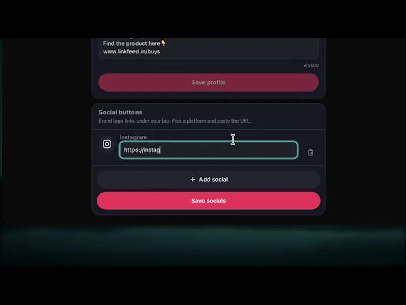 Linkfeed screenshot 1 (video preview)