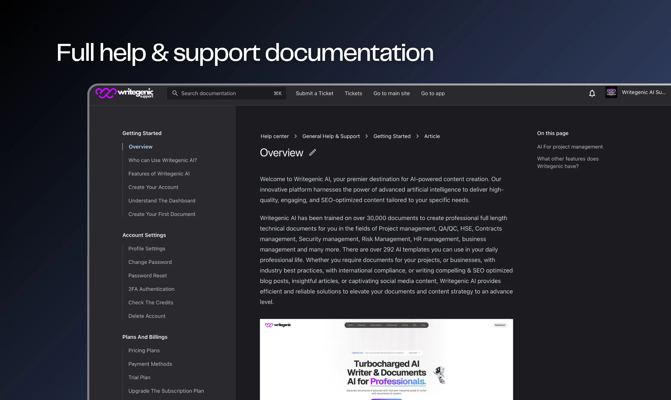 Writegenic AI gallery image