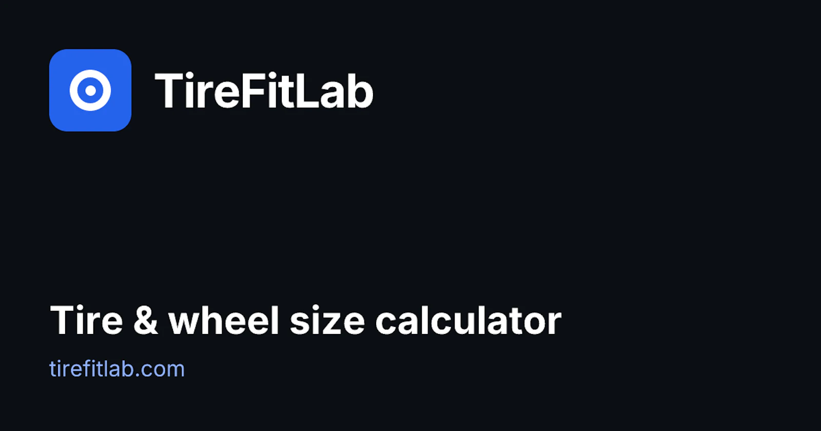 TireFitLab screenshot 1