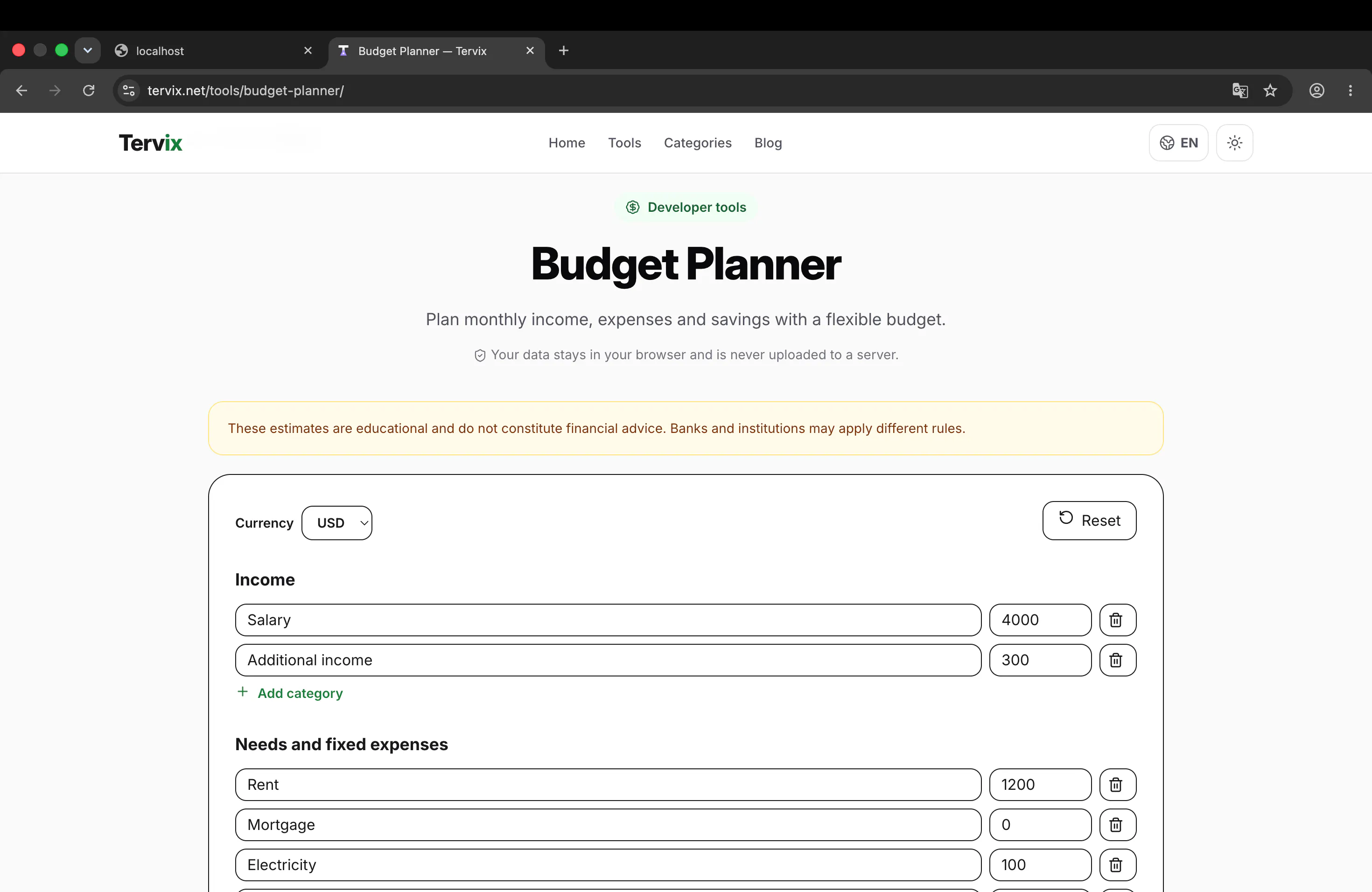 Tervix — Free Online Tools gallery image