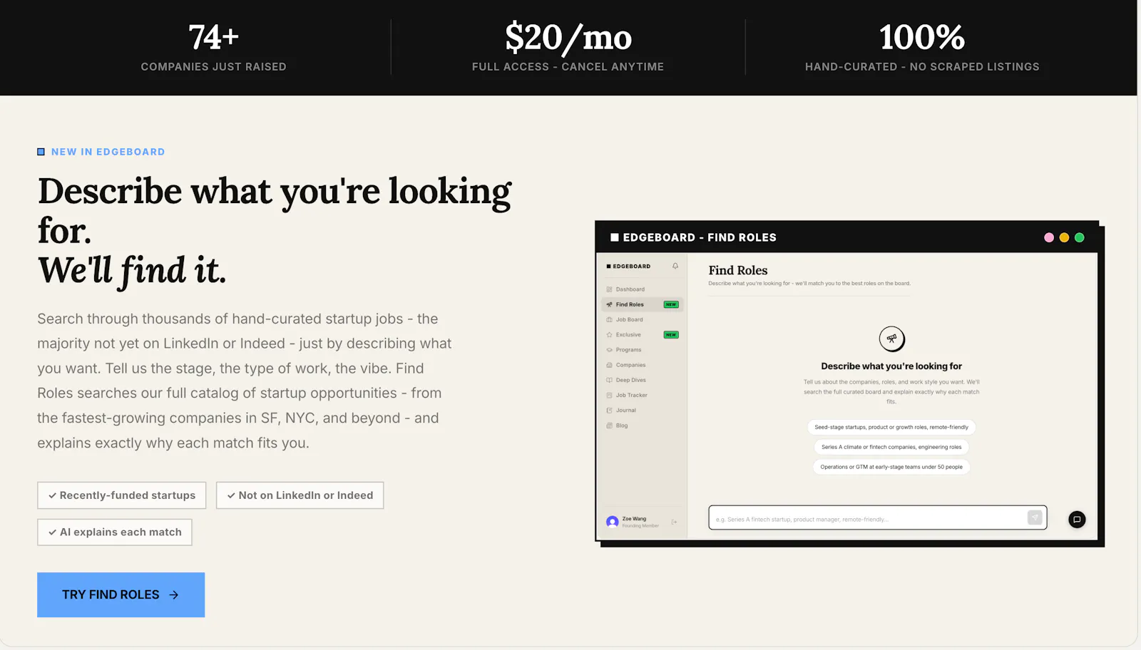 Edgeboard screenshot 3