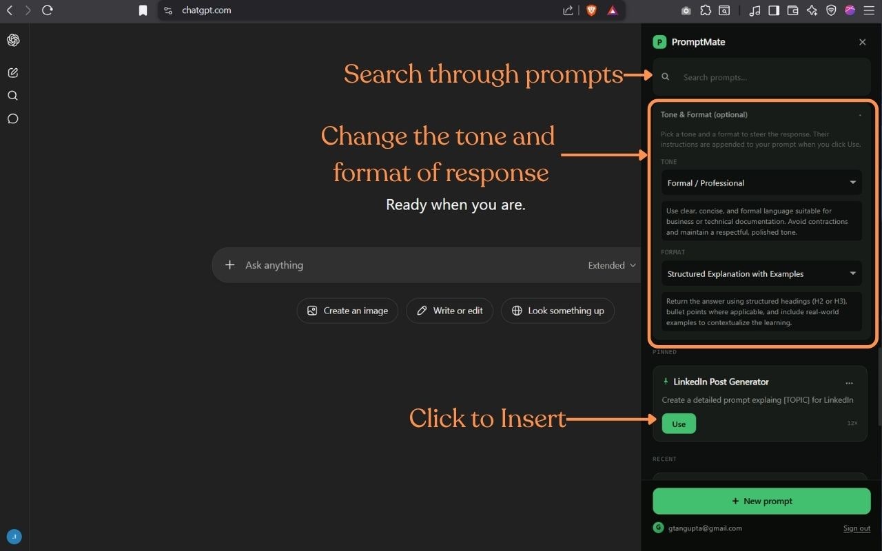 PromptMate gallery image