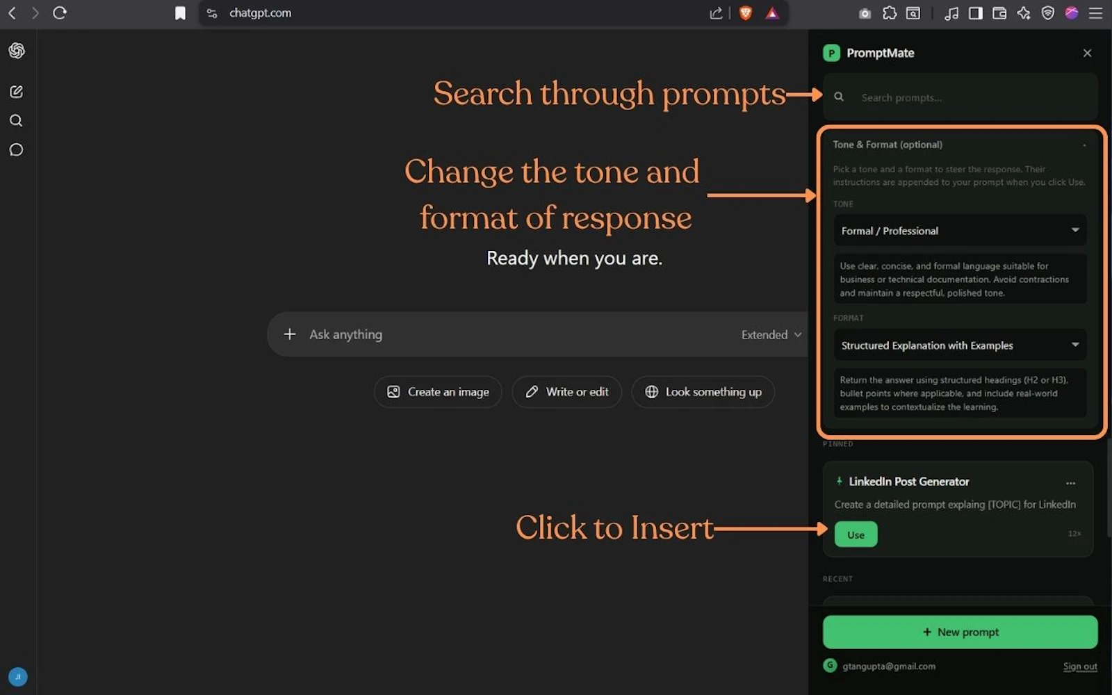 PromptMate screenshot 4