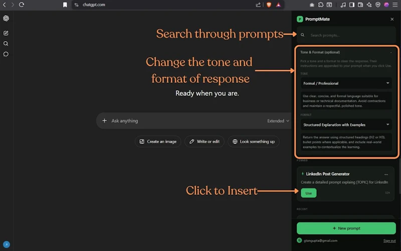 PromptMate screenshot 4
