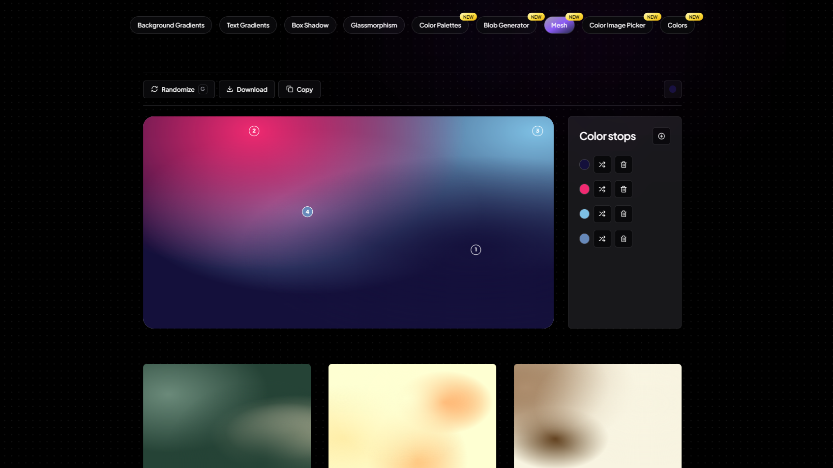 Gradienty 2.0 - CSS gradyanları, metin, gölgeler ve paletler kolayca oluşturun medya 7