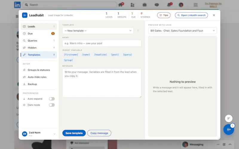 Leadhabit screenshot 6