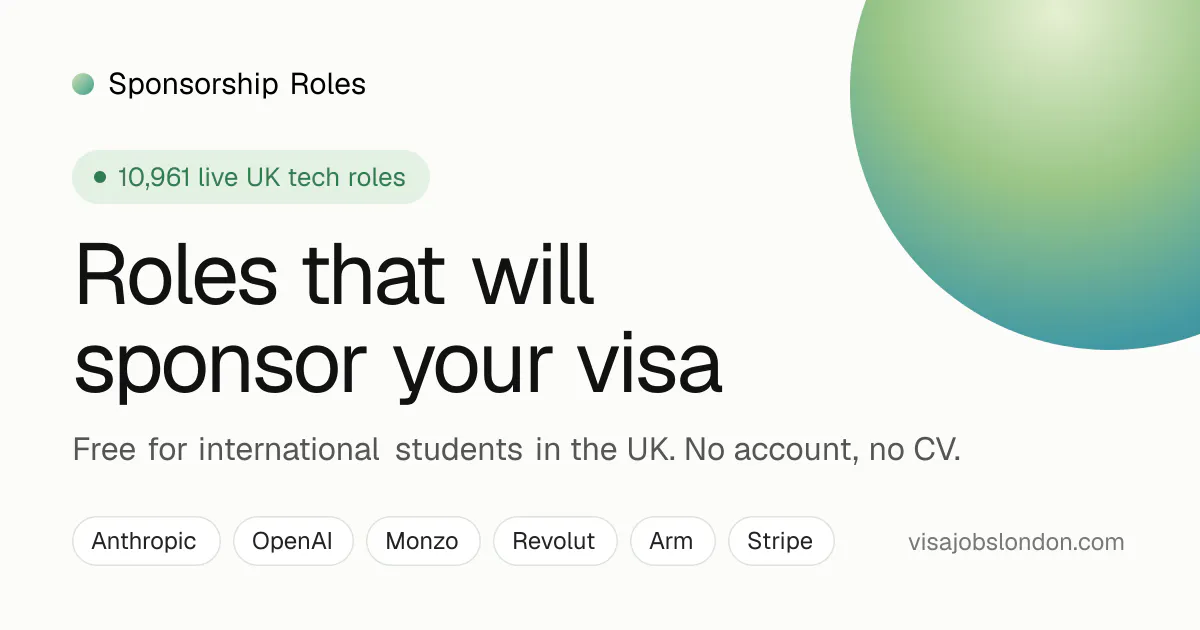 Visa jobs london gallery image
