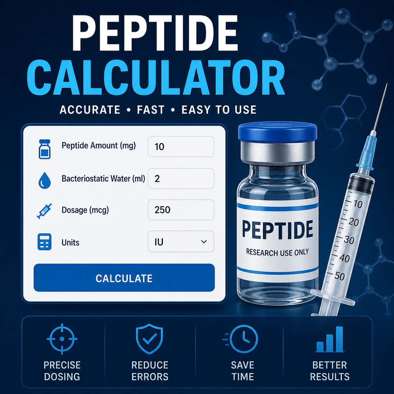 Peptide calculator