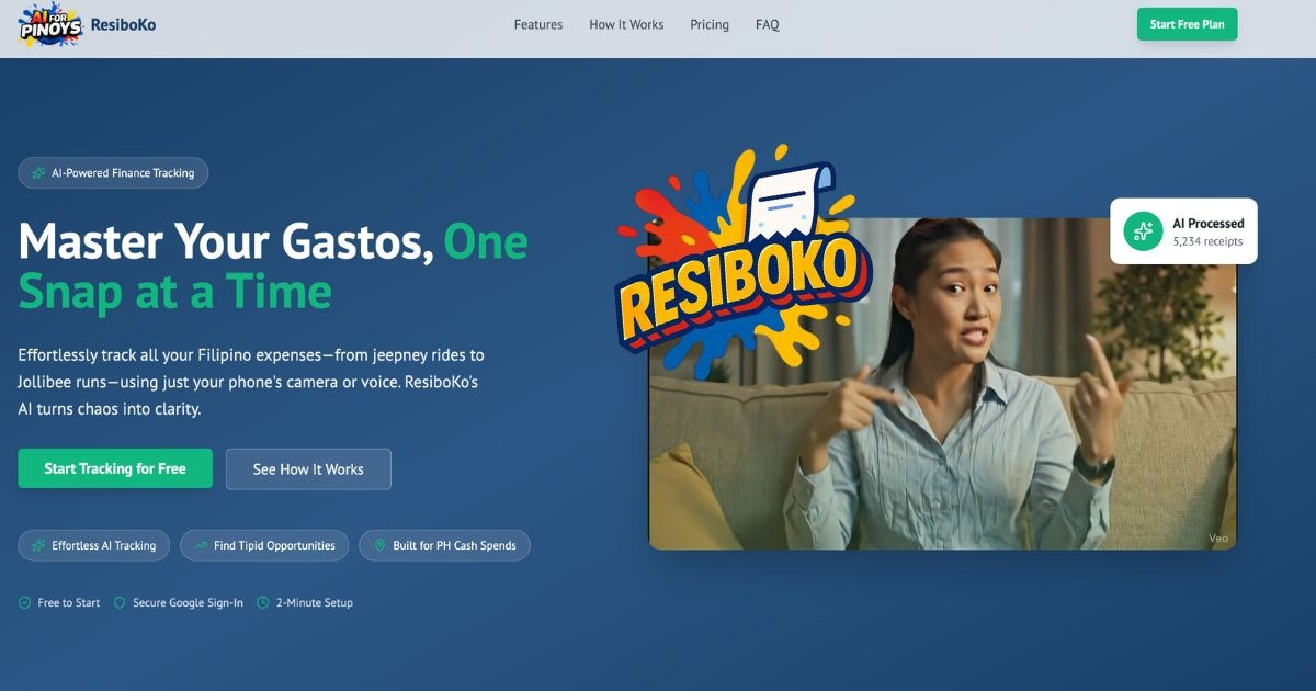ResiboKo - Main product screenshot demonstrating key features and user interface