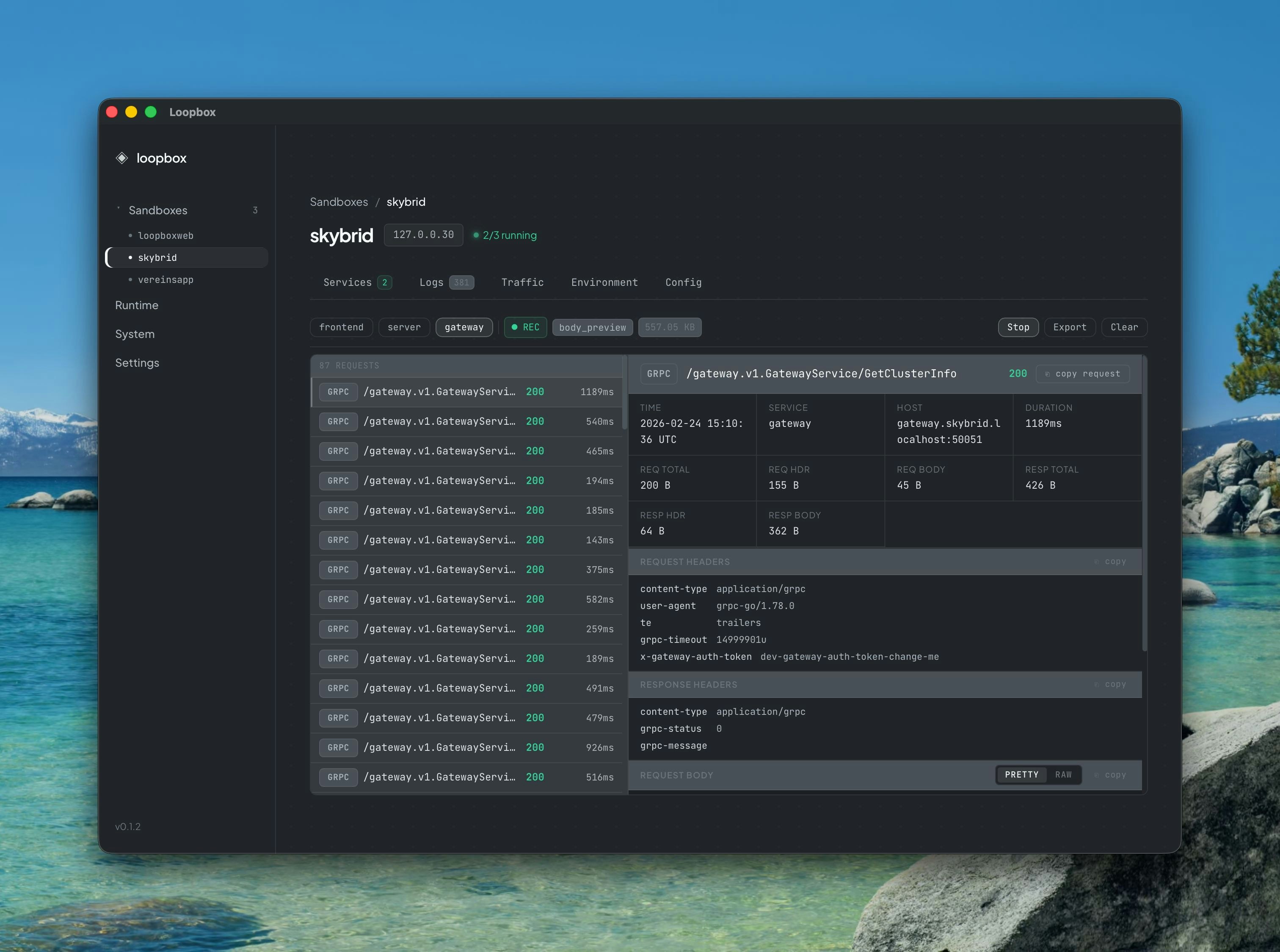 LOOPBOX - LOCAL SANDBOX CONTROL PLANE gallery image