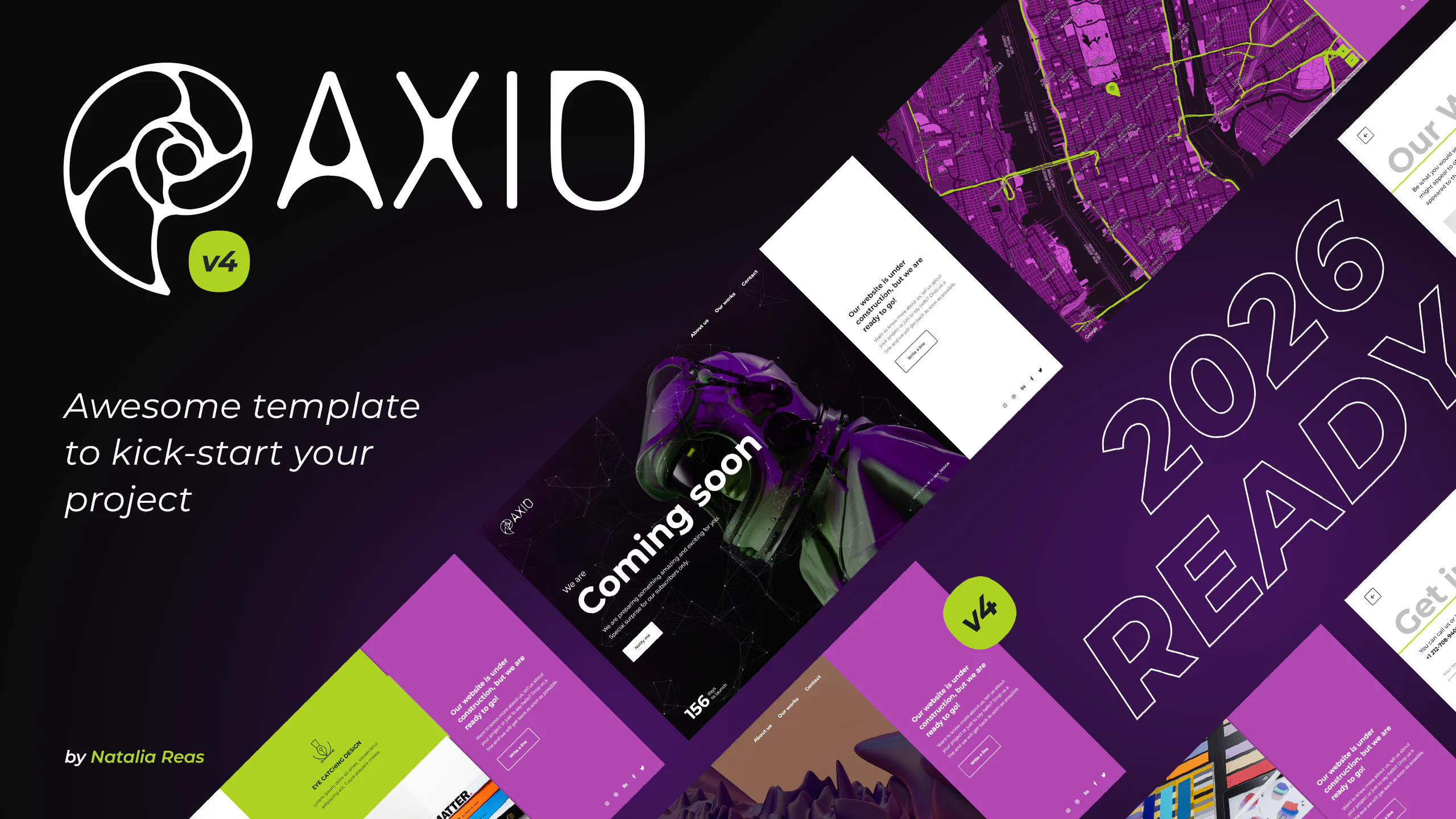 Axio - Free HTML Template gallery image