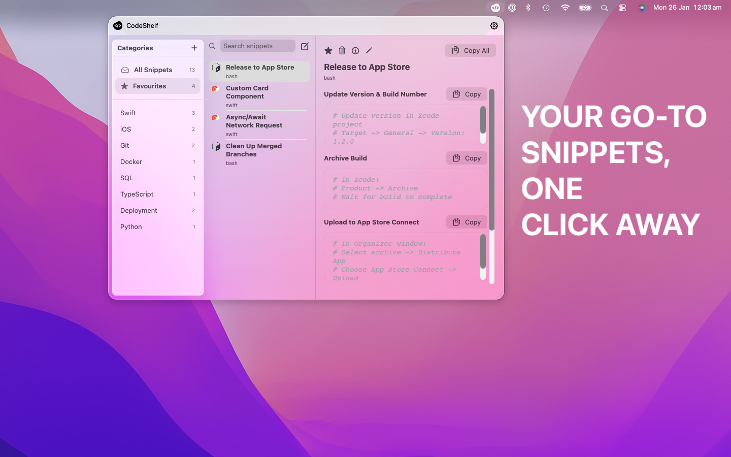 CodeShelf gallery image