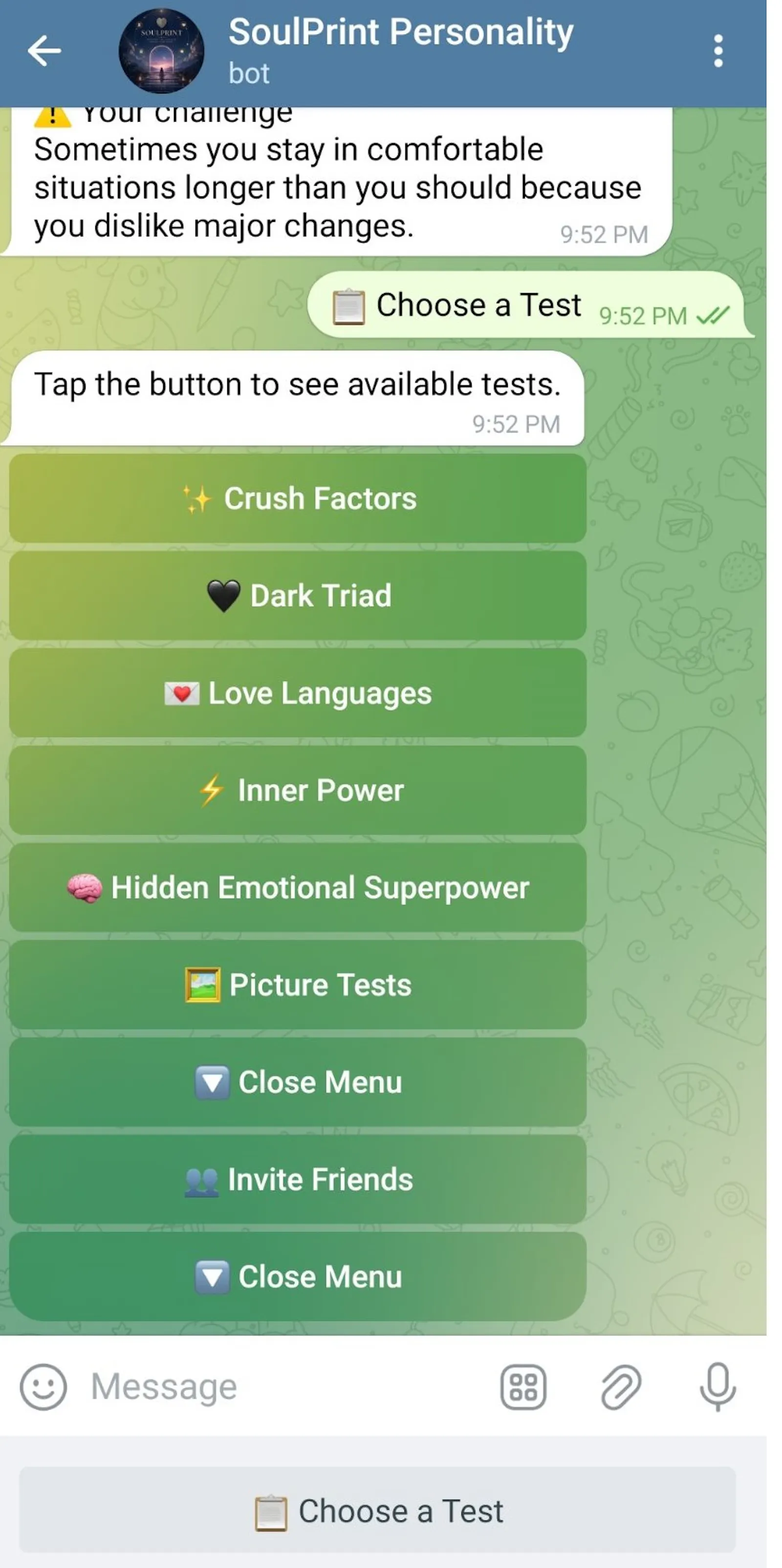 SoulPrintBot screenshot 2