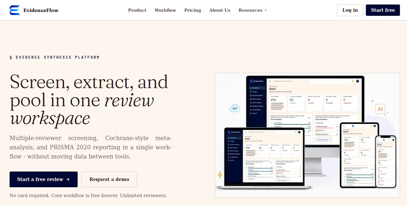 EvidenceFlow screenshot 1