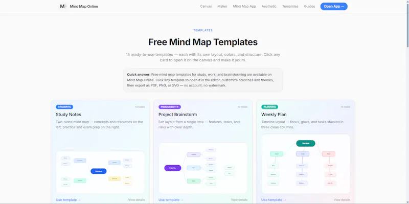 Mind Map Online screenshot 2
