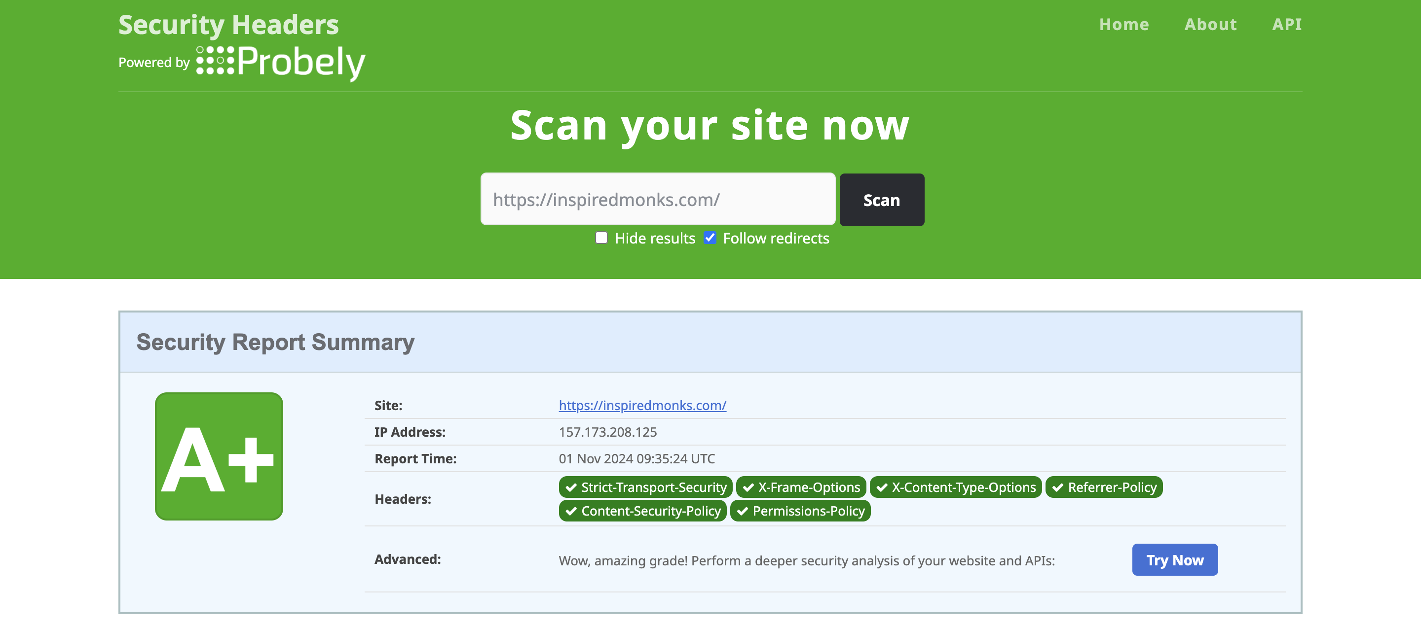 HTTP Security Header – WordPress Plugin - Main product screenshot demonstrating key features and user interface