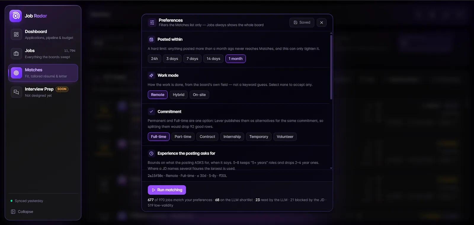 Job Radar screenshot 5