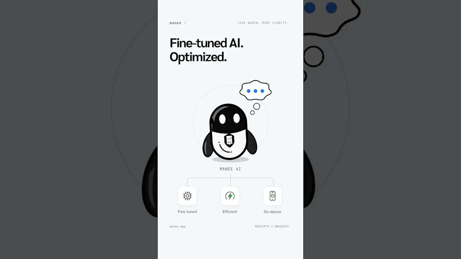 Manee - Receipt & Expense AI screenshot 1 (video preview)
