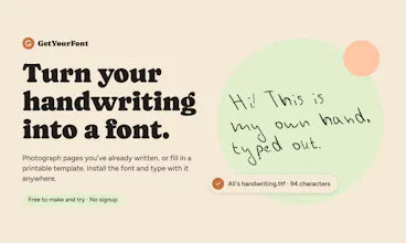 GetYourFont gallery image