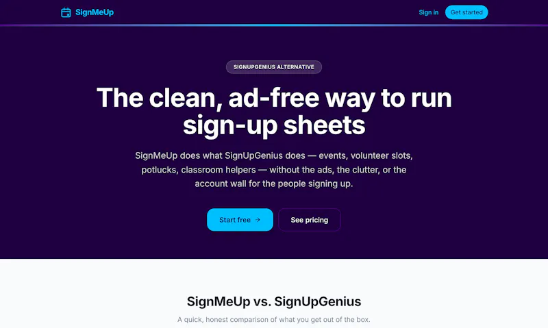 SignMeUp screenshot 4