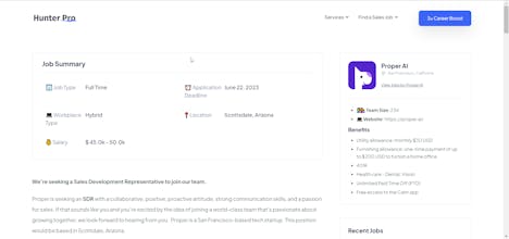 Hunter Pro - Sales Jobs gallery image