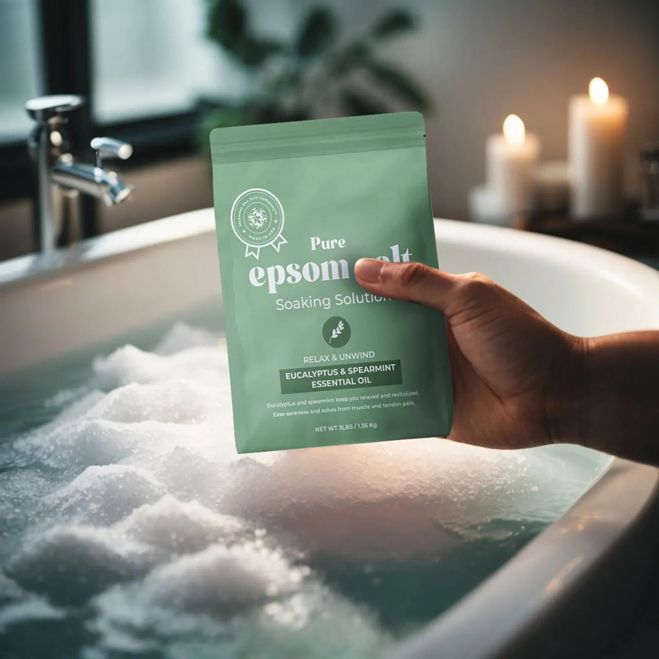 Pure Epsom Salt Soaking Solution gallery image